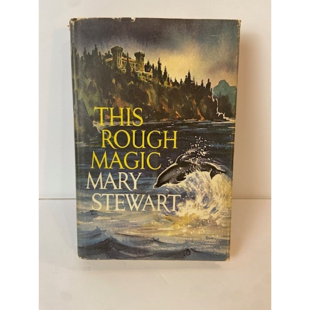 This Rough Magic Mary Stewart Hardcover 1964 Book Club Edition Suspense Novel - Picture 1 of 6